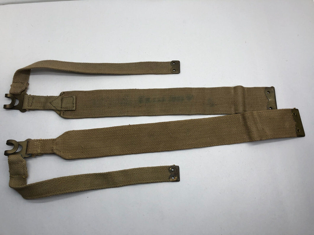 Original WW2 British Army L Strap 37 Pattern Set - Wartime Dated - Old Stock