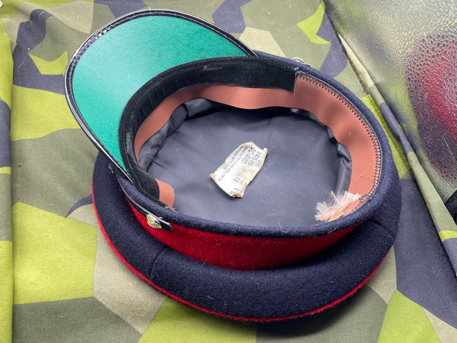 Original British Army REME Peaked Cap - 58cm - The Militaria Shop