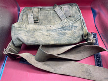 Load image into Gallery viewer, Original WW1 British Army 1908 Pattern Side Bag &amp; Shoulder Strap
