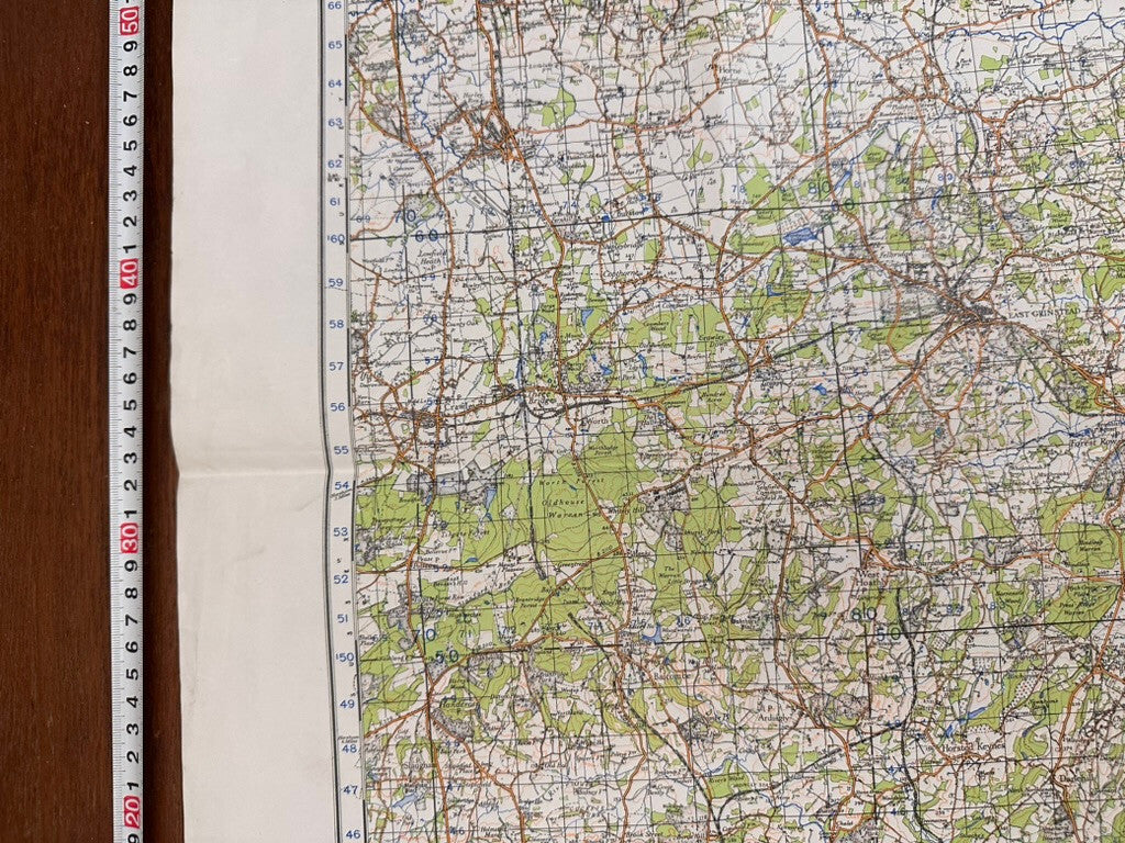Original WW2 British Army GSGS OS Map England - Tunbridge Wells - The Militaria Shop