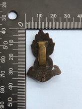 Load image into Gallery viewer, Original WW2 British Army Bakelite Economy Royal Artillery Cap Badge
