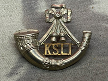 Load image into Gallery viewer, WW1 / WW2 British Army KSLI - The Kings Shropshire Light Infantry Regt Cap Badge
