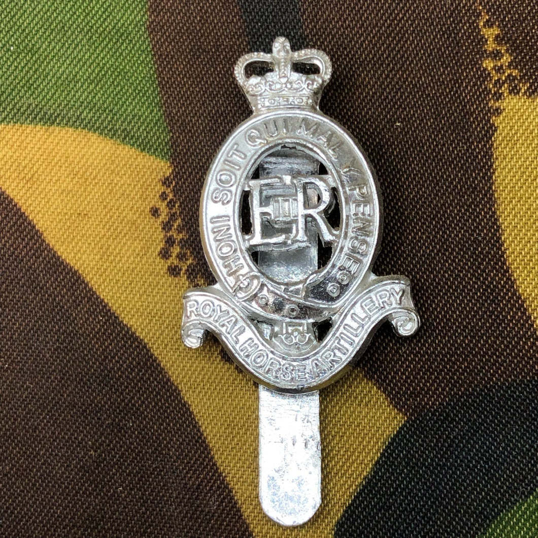 Original British Staybrite Army Cap - Royal Horse Artillery RHA - The Militaria Shop