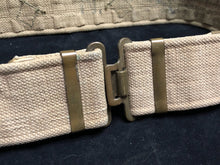 Load image into Gallery viewer, Original WW2 British Army 37 Pattern Combat Belt - 38&quot; Waist
