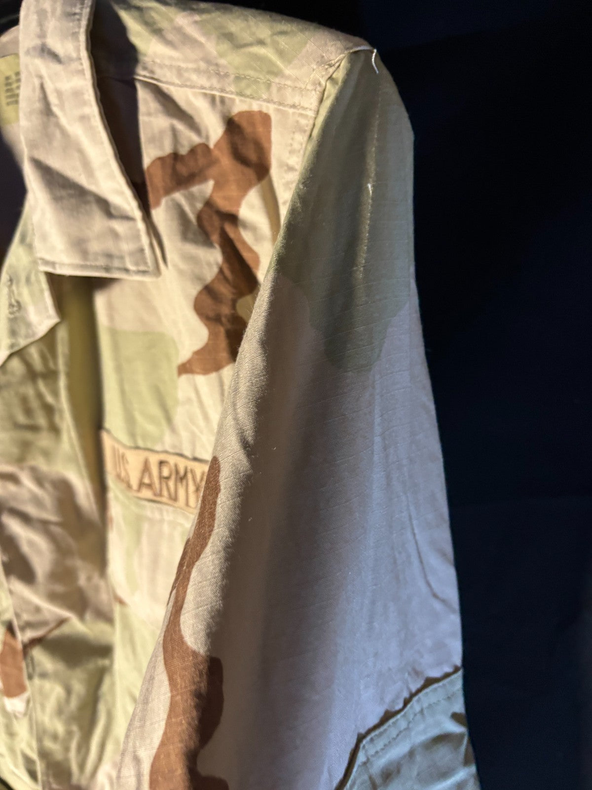 Gulf War US Army DCU Camouflaged Combat Field Coat/Jacket - Small/Short - The Militaria Shop