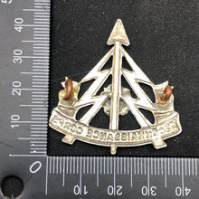Load image into Gallery viewer, Genuine British Army Brass Cap Badge - Reconnaissance Corps - The Militaria Shop
