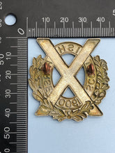 Load image into Gallery viewer, Original WW2 British Army Scottish Horse Imperial Yeomanry Cap Badge
