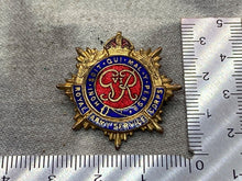 Charger l&#39;image dans la galerie, Original British Army - Royal Army Service Corps GVI Enamel Brooch
