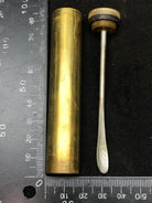 Original WW1 British Army SMLE Enfield Brass Oil Bottle - J.J.B Maker Marked - The Militaria Shop
