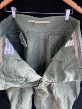 Load image into Gallery viewer, Vintage Dutch Army Vietnam War Olive Green Combat Trousers - Size 38&quot; Waist
