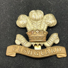 Load image into Gallery viewer, Original WW2 British Army Cap Badge - Pembroke Yeomanry - The Militaria Shop
