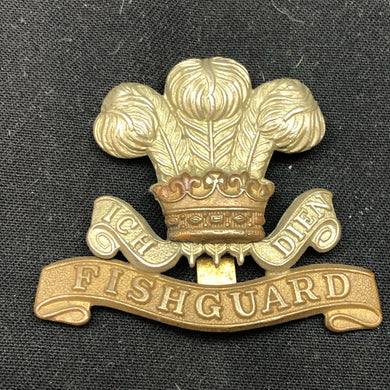 Original WW2 British Army Cap Badge - Pembroke Yeomanry - The Militaria Shop