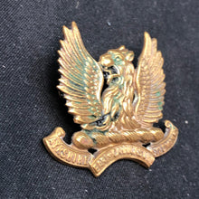 Load image into Gallery viewer, Original WW2 British Army Cap Badge - Ayrshire (Earl of Carrick&#39;s Own) Yeomanry - The Militaria Shop
