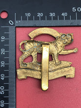 Load image into Gallery viewer, Original WW2 British Army Leicestershire Regiment Cap Badge
