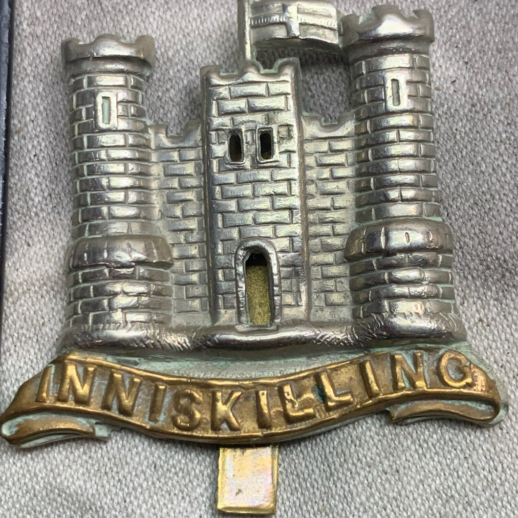 Original WW1 British Army Cap Badge - 6th (Inniskilling) Dragoons