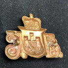 British Army Brass Cap Badge - 1st City of Edinburgh Artillery Volunteers - The Militaria Shop