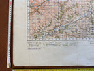Original WW2 British Army GSGS OS Map of Great Britain - Dolgelley & Lake Vyrnwy - The Militaria Shop