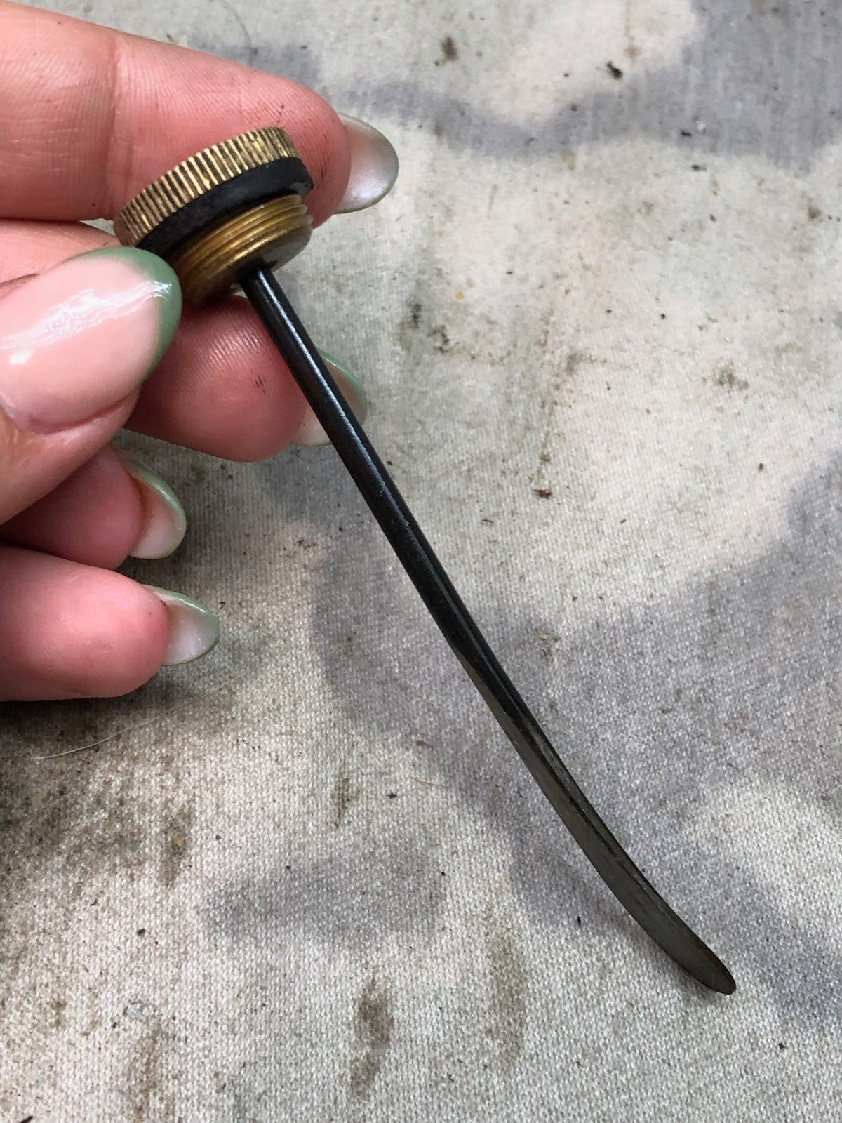 Original WW1 British Army SMLE Enfield Brass Oil Bottle - EFD Marked - The Militaria Shop