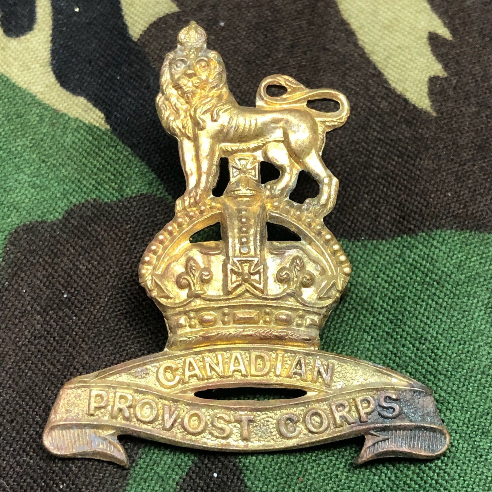 Original Canadian Army Provost Corps Cap Badge - The Militaria Shop