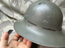 Load image into Gallery viewer, Original WW2 British Civillian Home Front Zuckerman Helmet 1941 Dated
