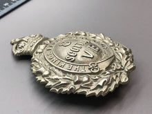 Load image into Gallery viewer, Original WW1 British Army The King&#39;s Liverpool Reg 8th Scottish Vol Cap Badge
