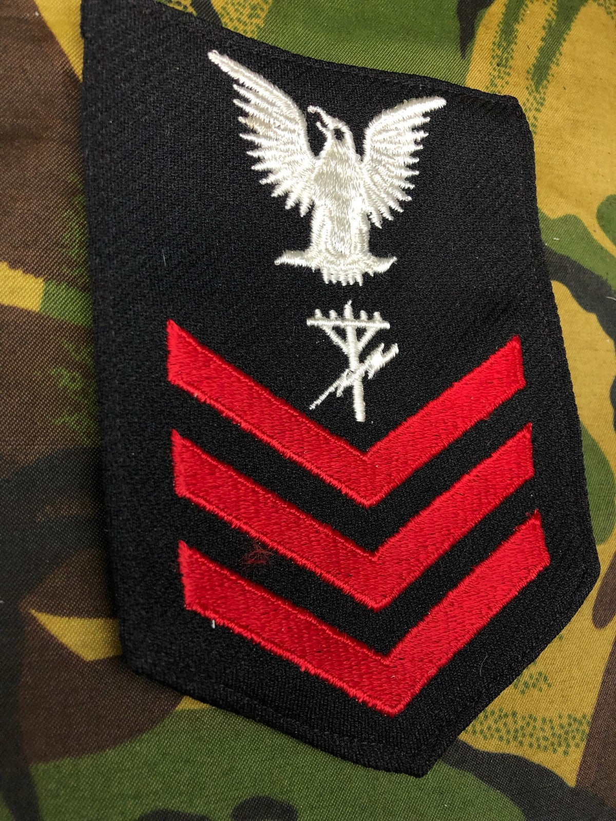 Genuine US Navy Construction Electrician Patch / Badge - The Militaria Shop