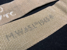 Load image into Gallery viewer, Original WW2 British Army 37 Pattern Khaki L-Straps Webbing - Wartime Dated
