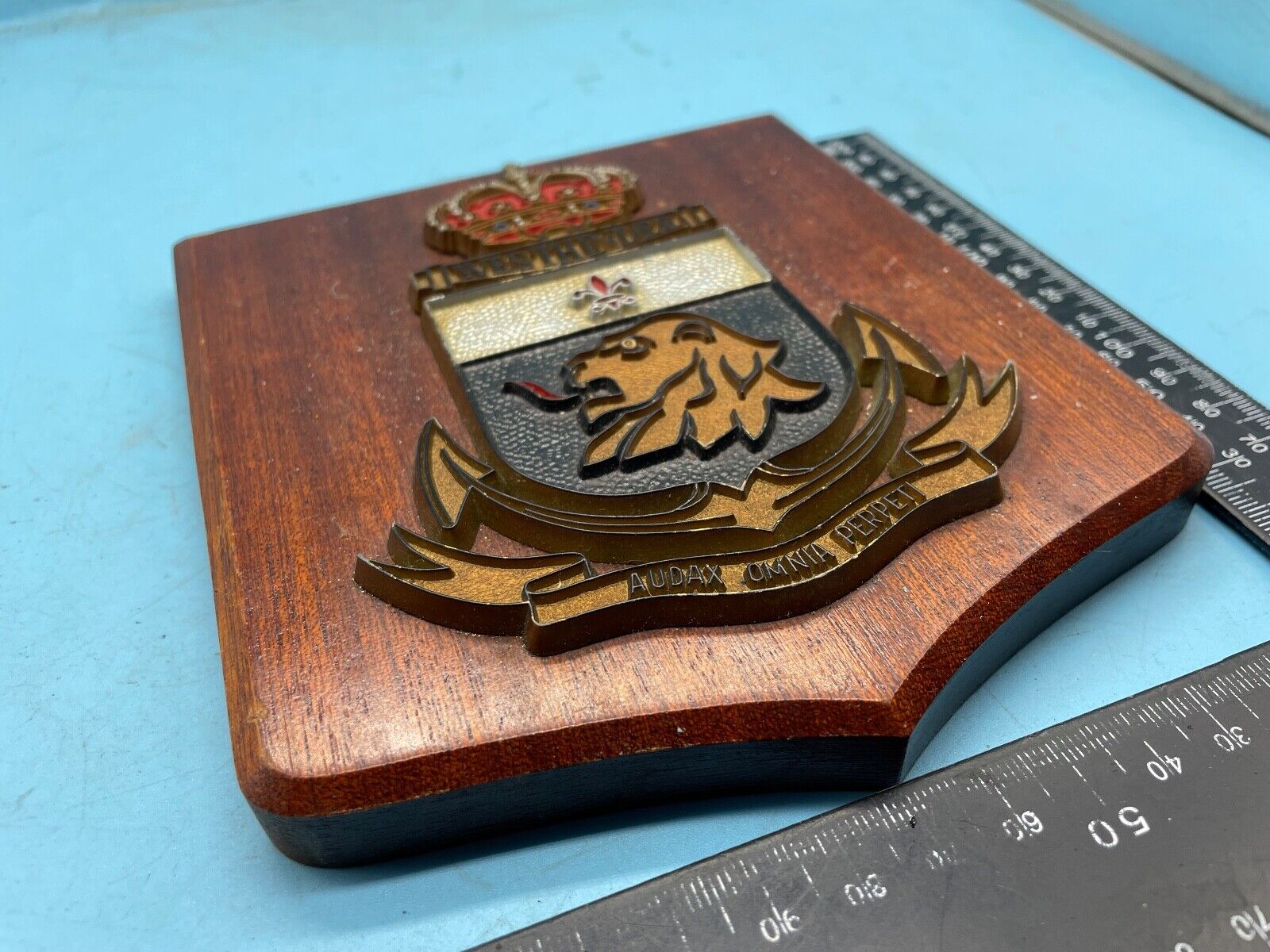 Original BNS Westhinder Navy Marinecomponent Wall Plaque - The Militaria Shop