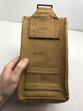 Charger l&#39;image dans la galerie, Original WW2 Canadian Army 37 Pattern Extra Bren Pouch Rear - 1940 Dated
