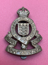 Load image into Gallery viewer, Original WW2 British Army Royal Army Ordnance Corps RAOC Cap Badge
