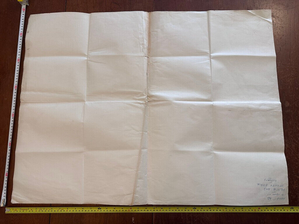 Original WW2 British Army OS Map of Scotland - Perth & Strath Earn - The Militaria Shop