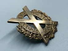 Load image into Gallery viewer, Original WW2 British Army Scottish Horse Imperial Yeomanry Cap Badge
