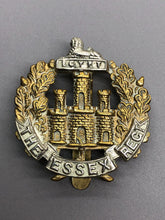 Load image into Gallery viewer, Original WW2 British Army The Essex Regiment Cap Badge
