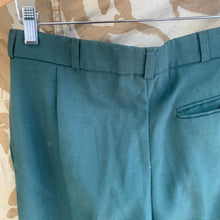 Load image into Gallery viewer, Genuine British Army Green Barrack Dress Trousers - Size 30&quot; Waist
