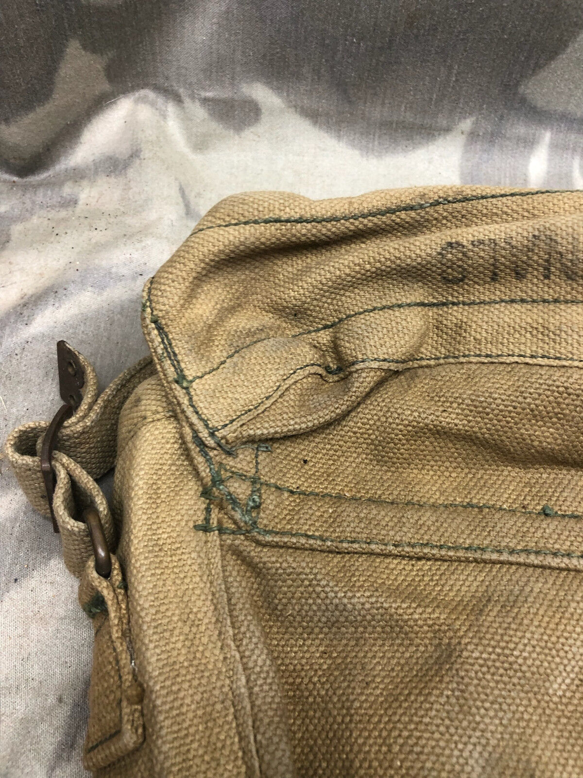 Original WW2 British Army 37 Pattern Satchel Signal - Wartime Dated - The Militaria Shop