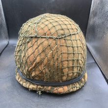 Load image into Gallery viewer, Genuine Dutch Army M53 Euroclone of US M1 Camouflaged Helmet &amp; Liner Set - The Militaria Shop
