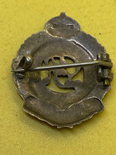 Load image into Gallery viewer, Original WW2 GVI Royal Engineers Silver &amp; Enamel Sweetheart Brooch
