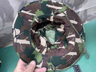 Genuine US Army Jungle Camouflage Boonie Sun Hat Hot Weather Type II - Size 7 - The Militaria Shop