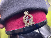 Load image into Gallery viewer, Original British Army Women&#39;s Royal Army Veterinary Corps Peaked Cap - Size 53cm - The Militaria Shop
