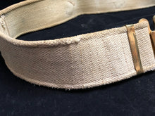 Load image into Gallery viewer, Original WW2 British Army 37 Pattern Economy Pattern Combat Belt - 36&quot; Waist
