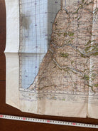 Original WW2 British Army OS Map of Great Britain - Barmouth & Aberysthwyth - The Militaria Shop