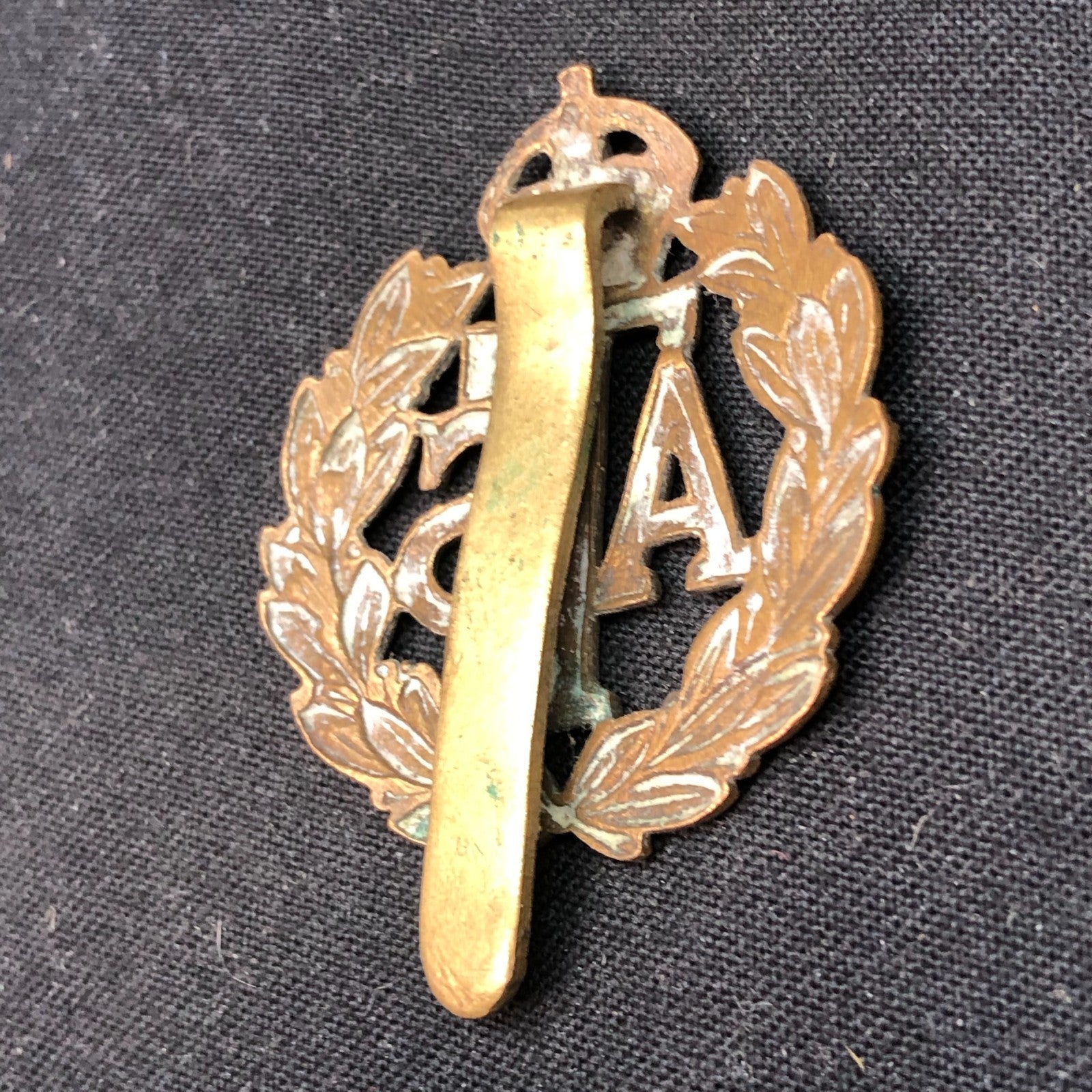Original WW2 British Army Cap Badge - Auxiliary Territorial Service - The Militaria Shop