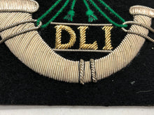 Load image into Gallery viewer, British Army Bullion Embroidered Blazer Badge - Durham Light Infantry
