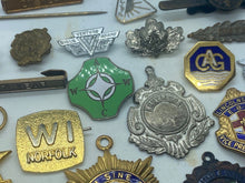 Charger l&#39;image dans la galerie, Original Large Group of Enamel Badges, Pins, Medals &amp; Medallions
