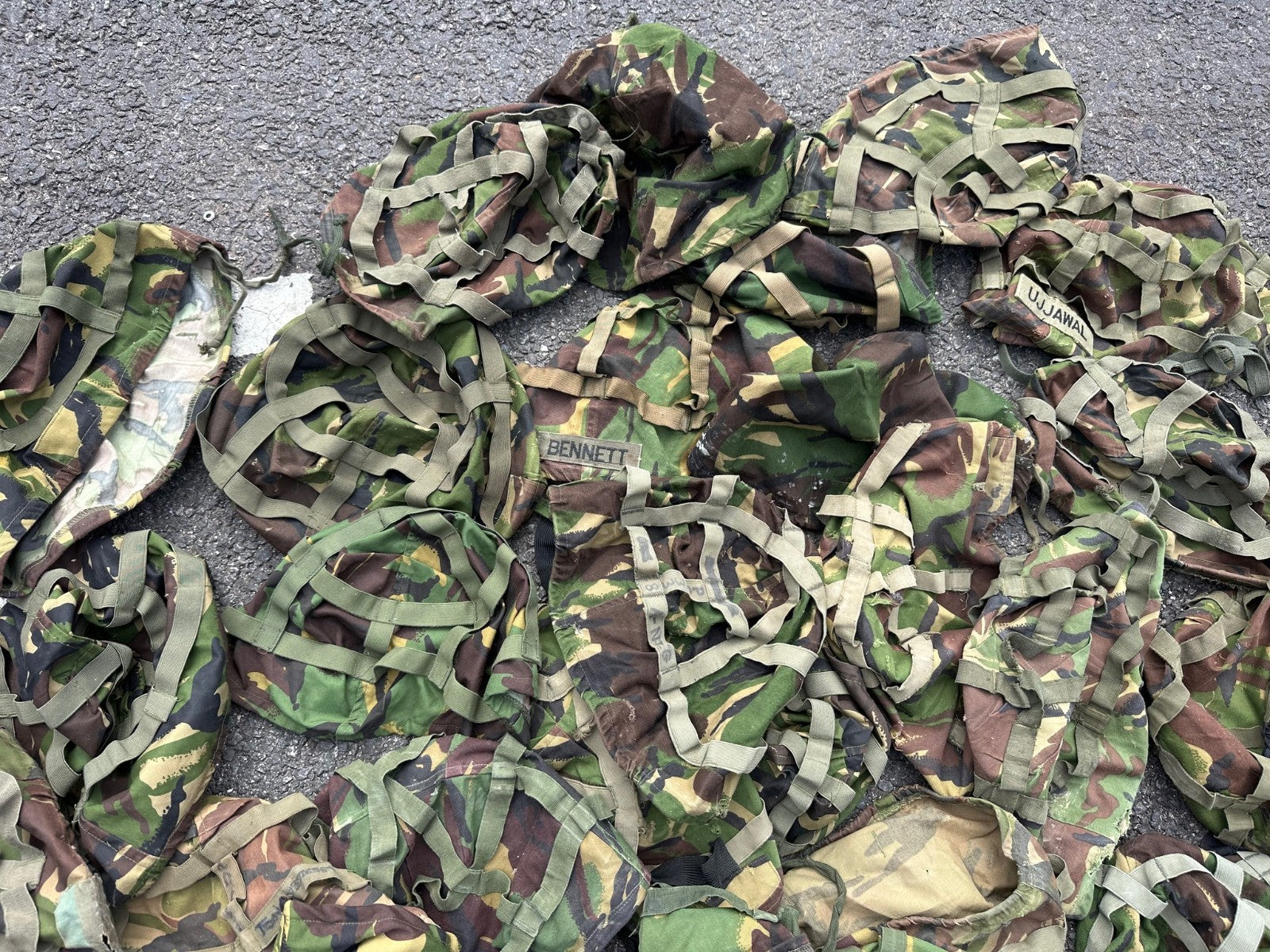 DEALER BULK LOT - 50x DPM Camouflaged Covers Mk6 Mixed Sizes - Ideal for Resale - The Militaria Shop