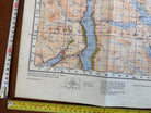 Original WW2 British Army OS Map of Scotland - Lock Katrine & Lock Earn - The Militaria Shop