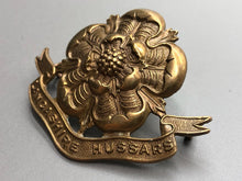 Charger l&#39;image dans la galerie, WW1 British Army Lancashire Hussars Cap Badge
