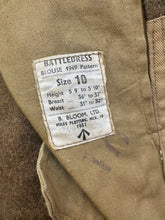 Load image into Gallery viewer, Original British Army Battledress Jacket - Size 10 - 37&quot; Chest - REME Patches
