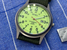 Load image into Gallery viewer, Original SOKI Luminous Military Watch with Strap
