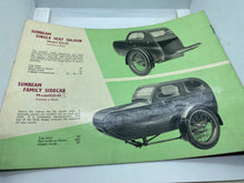 Load image into Gallery viewer, Original 1955 Sunbeam Motorcycle Sales Brochure &amp; Price List
